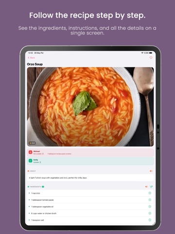 AI Recipe Generator: ChefGPT iPad screenshot