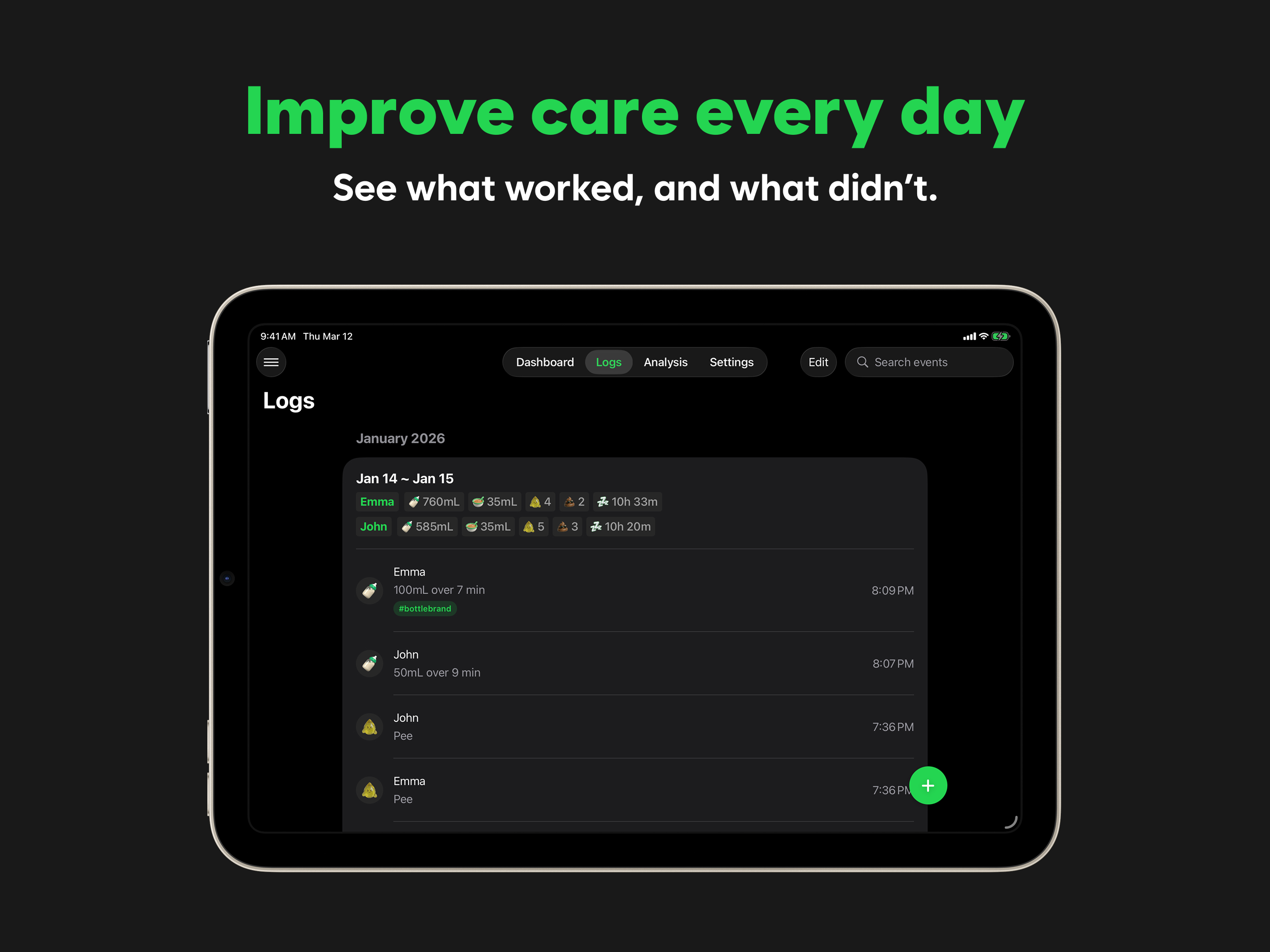 Baby Dashboard screenshot 13