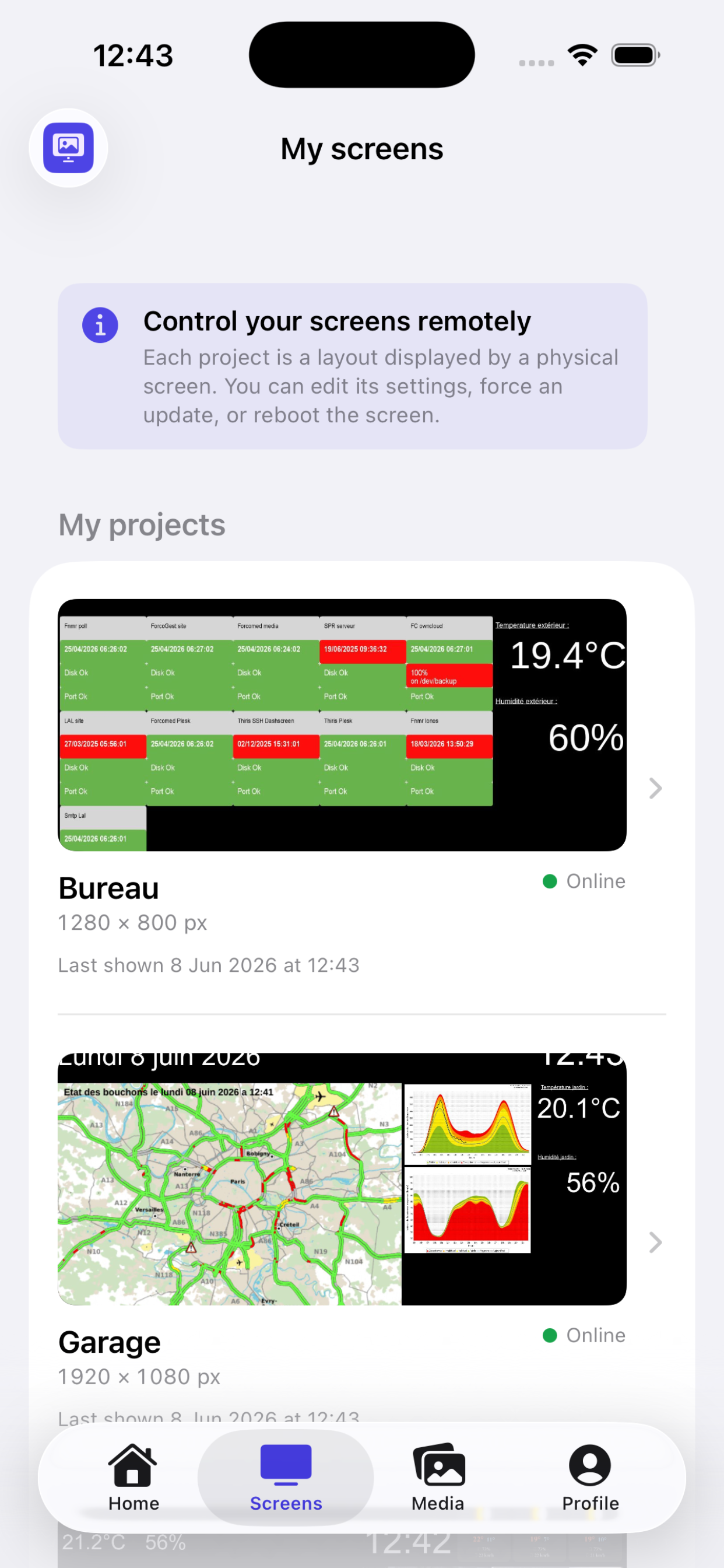 DashScreen - DigitalFrame screenshot 2