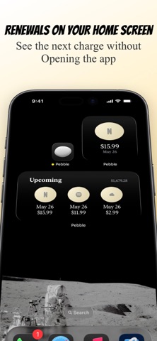 Subscription Tracker: Pebble Screenshot 6 of 6