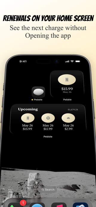 Subscription Tracker: Pebble Screenshot 6 of 6