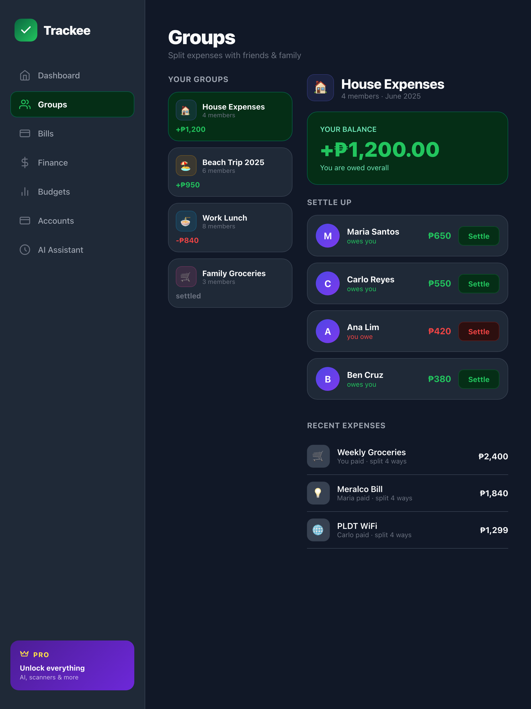 Trackee - track smartly