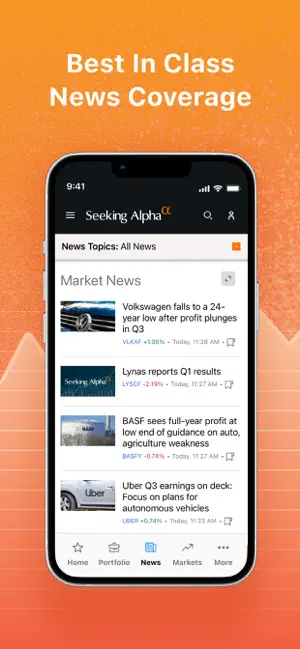 Seeking Alpha: News & Analysis screenshot 3