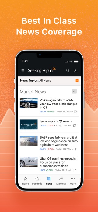 Seeking Alpha: News & Analysis Screenshot 3 of 9