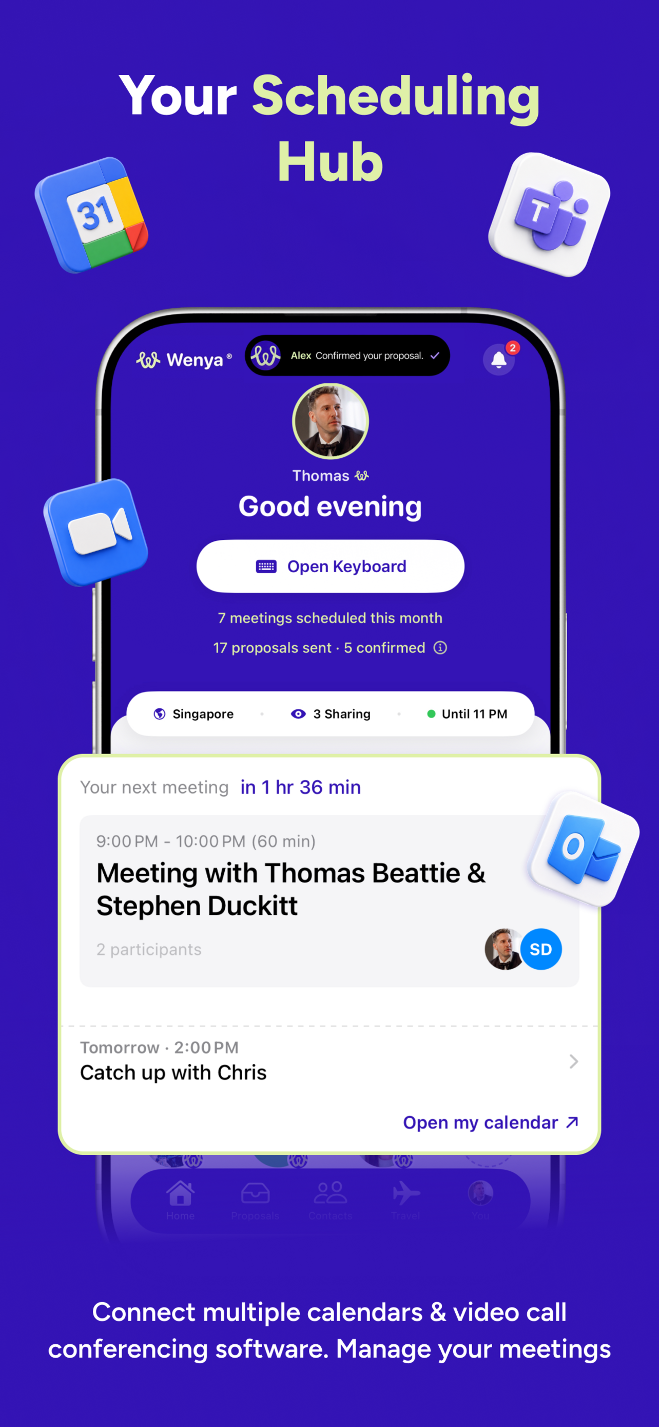Wenya - Schedule Inside Chat screenshot 8