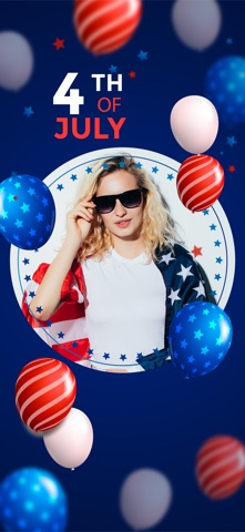 4th July USA Independence Day iPhone screenshot