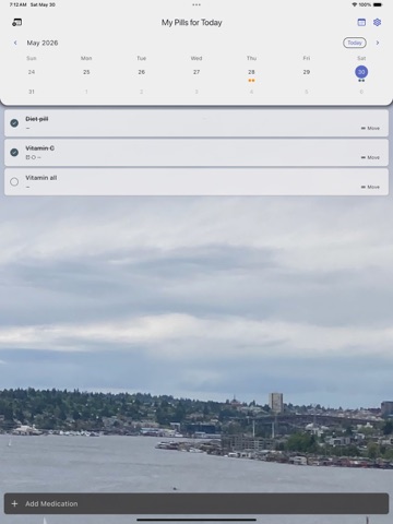 Pillendar: Pill & Med Reminder iPad screenshot