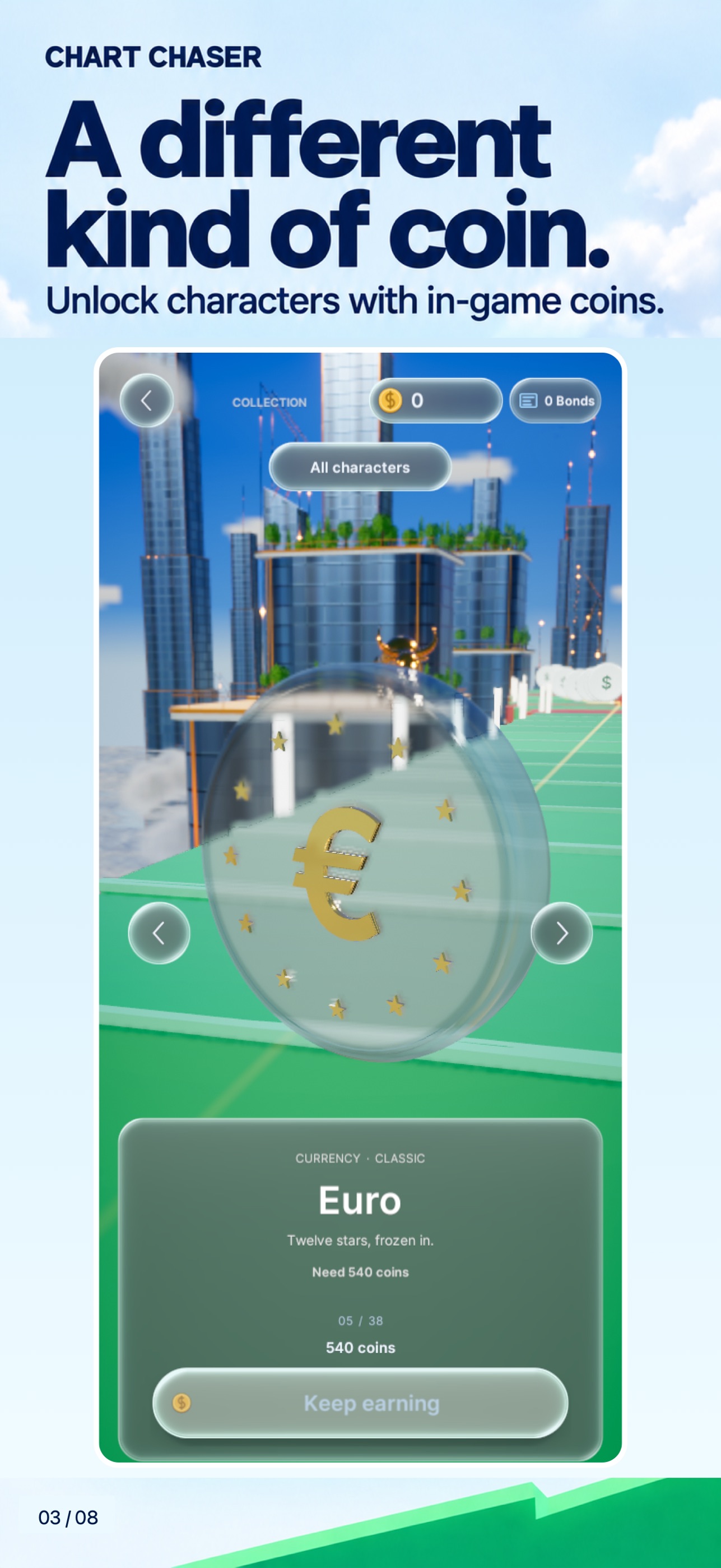 Screenshot 3 of Chart Chaser: Coin Runner