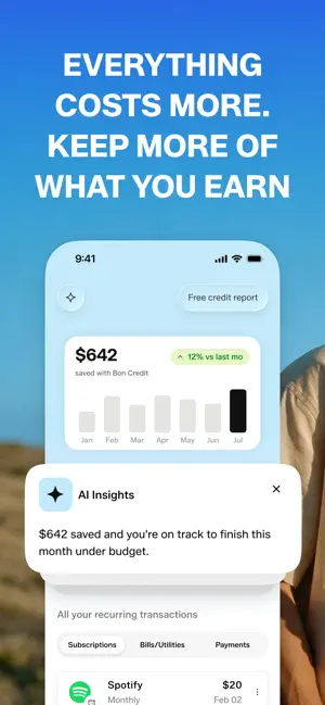Bon Credit: Money & Budget AI screenshot 2