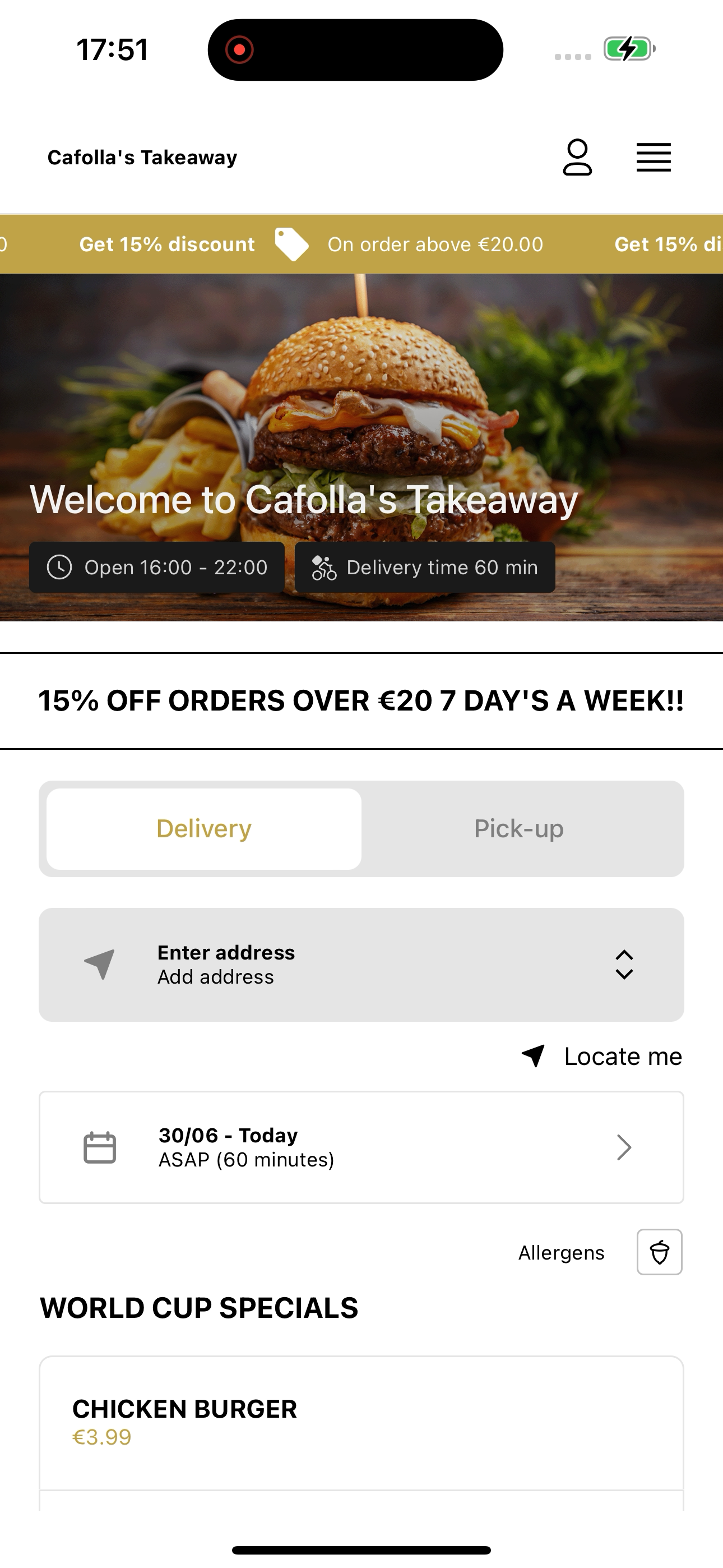 Cafolla's Takeaway screenshot 5