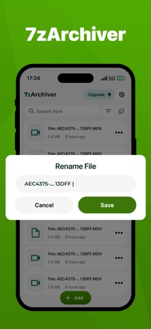 7zArchiver: Zip File Extractor iPhone screenshot