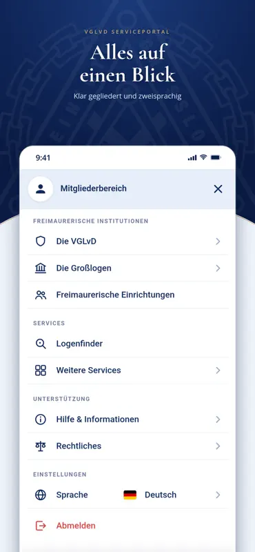 VGLvD ServicePortal screenshot 2 of 6