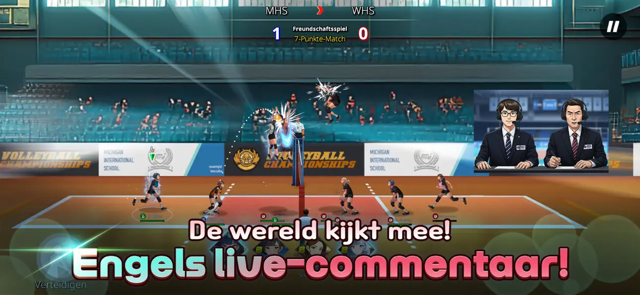 Volley Girls: Volleyball SPIKE Hack screenshot 2 - iOS game interface