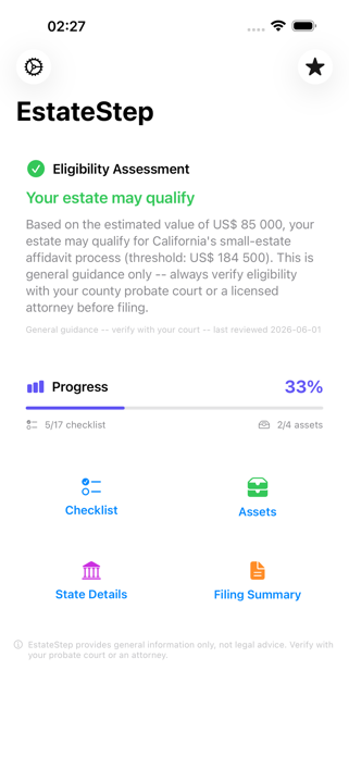 EstateStep Screenshot 1 of 4