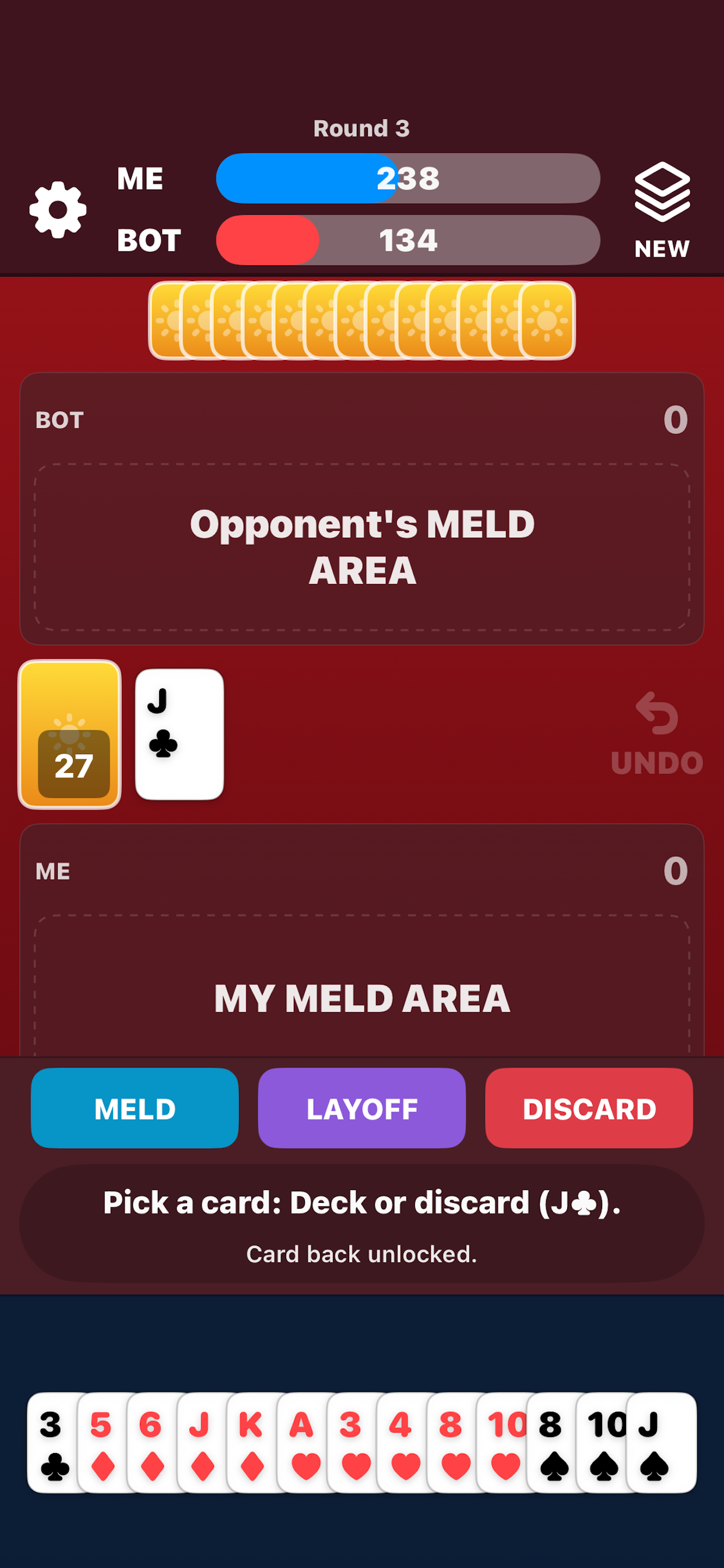 Rummy 500 Card Game