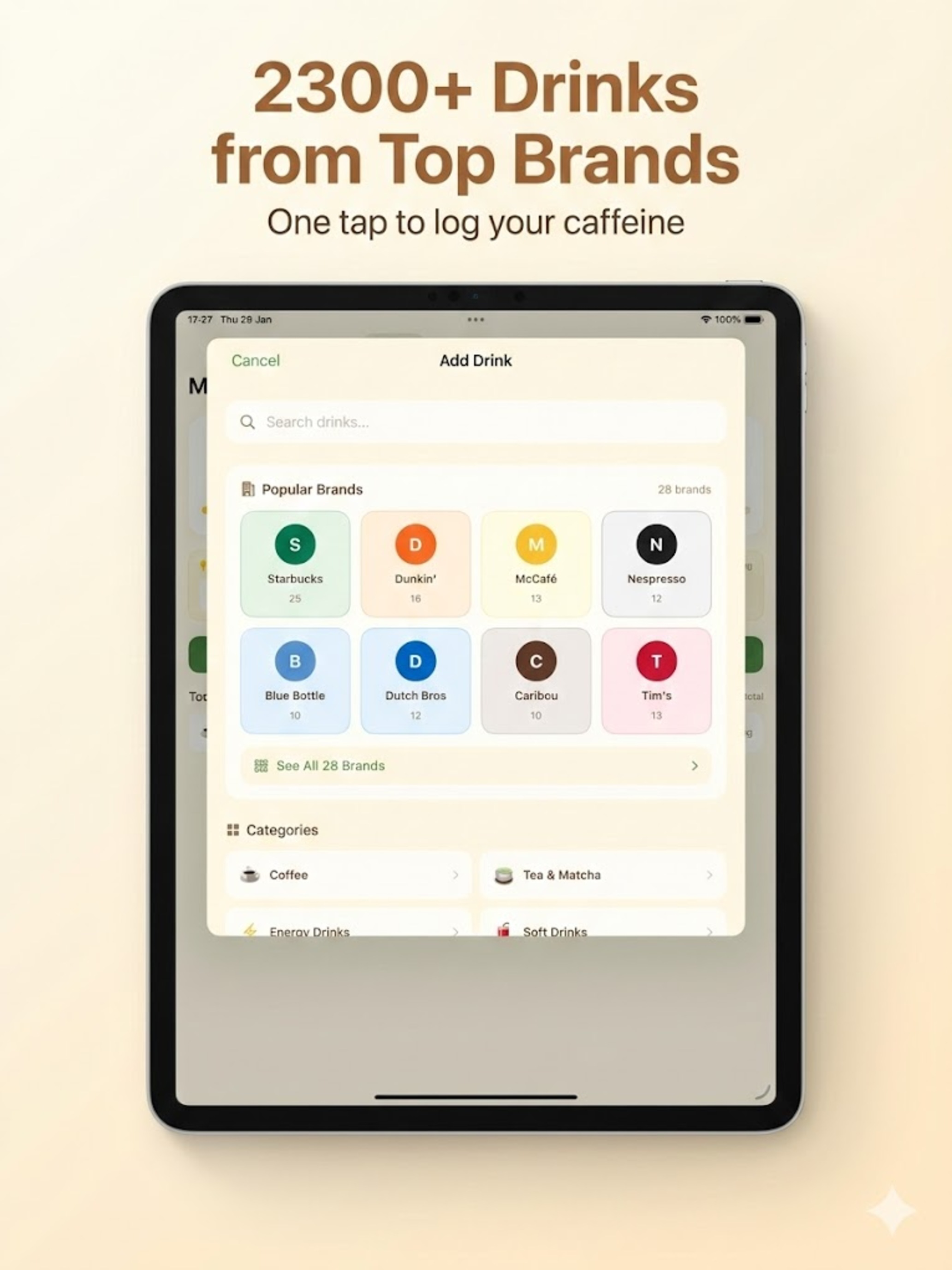 Matcha: Caffeine Tracker