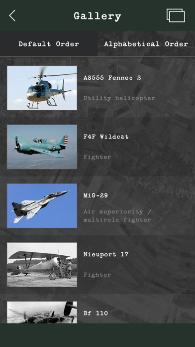 Military Aviation Quiz Screenshot