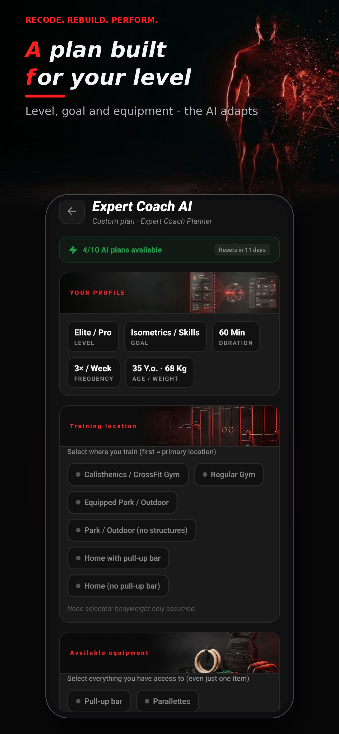 Calisthenics eXperience screenshot 2