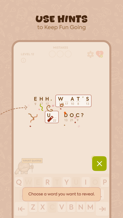 Cryptogram: Number & Word Game Screenshot