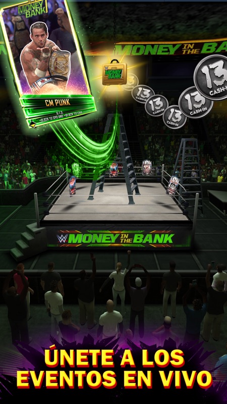 WWE SuperCard: Lucha de cartas screenshot 1