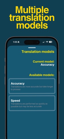 Hey: In-Ear English Translator iPhone screenshot