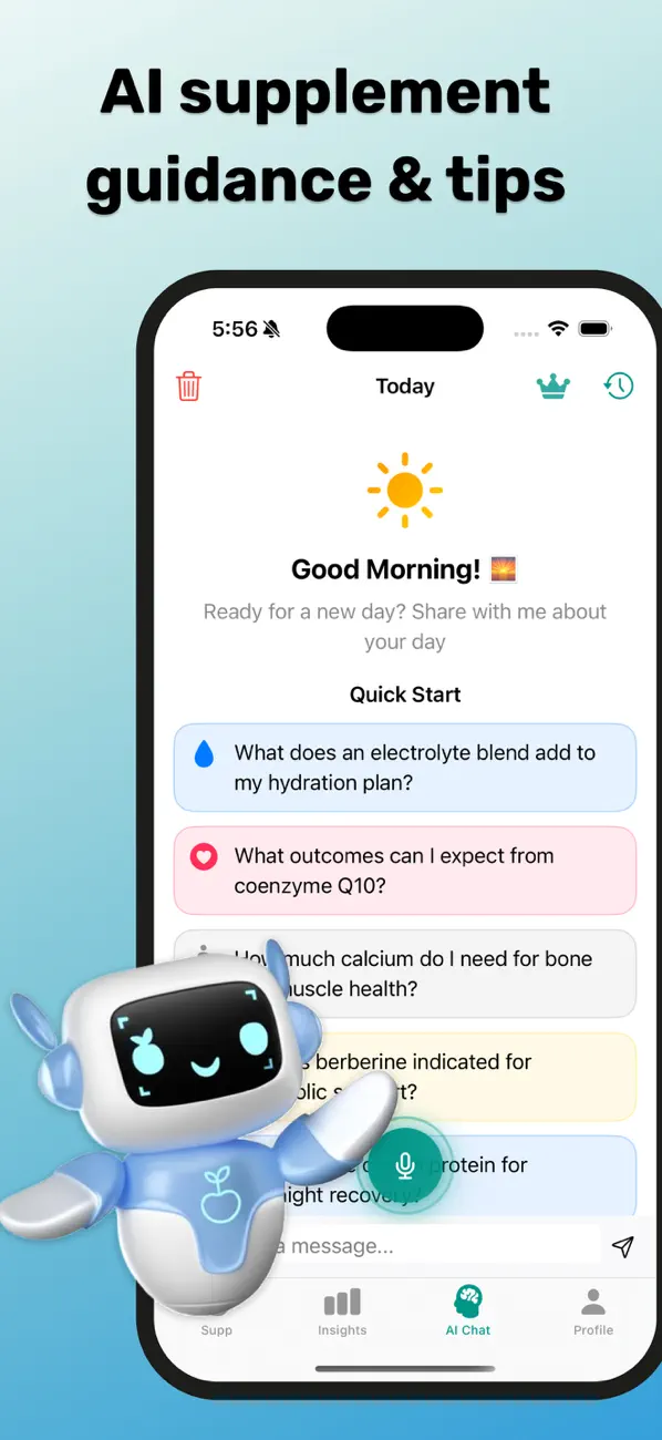 #3. Supplement Tracker - SuppAI (iOS) By: LE CHINH