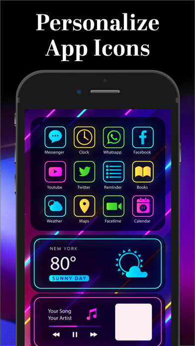 Screenshot #3 pour Icon Changer - Widget Theme