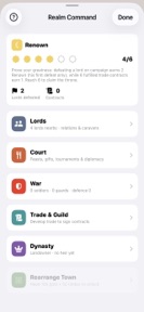 Medieval Realm Throne Game screenshot