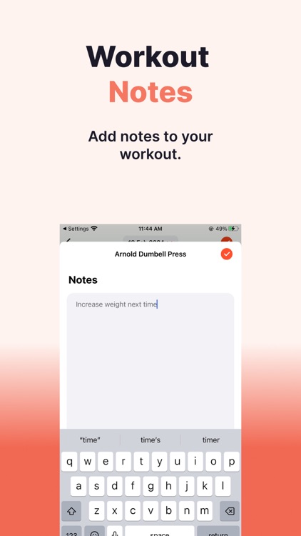 Gym Diary Workout Tracker log screenshot-5