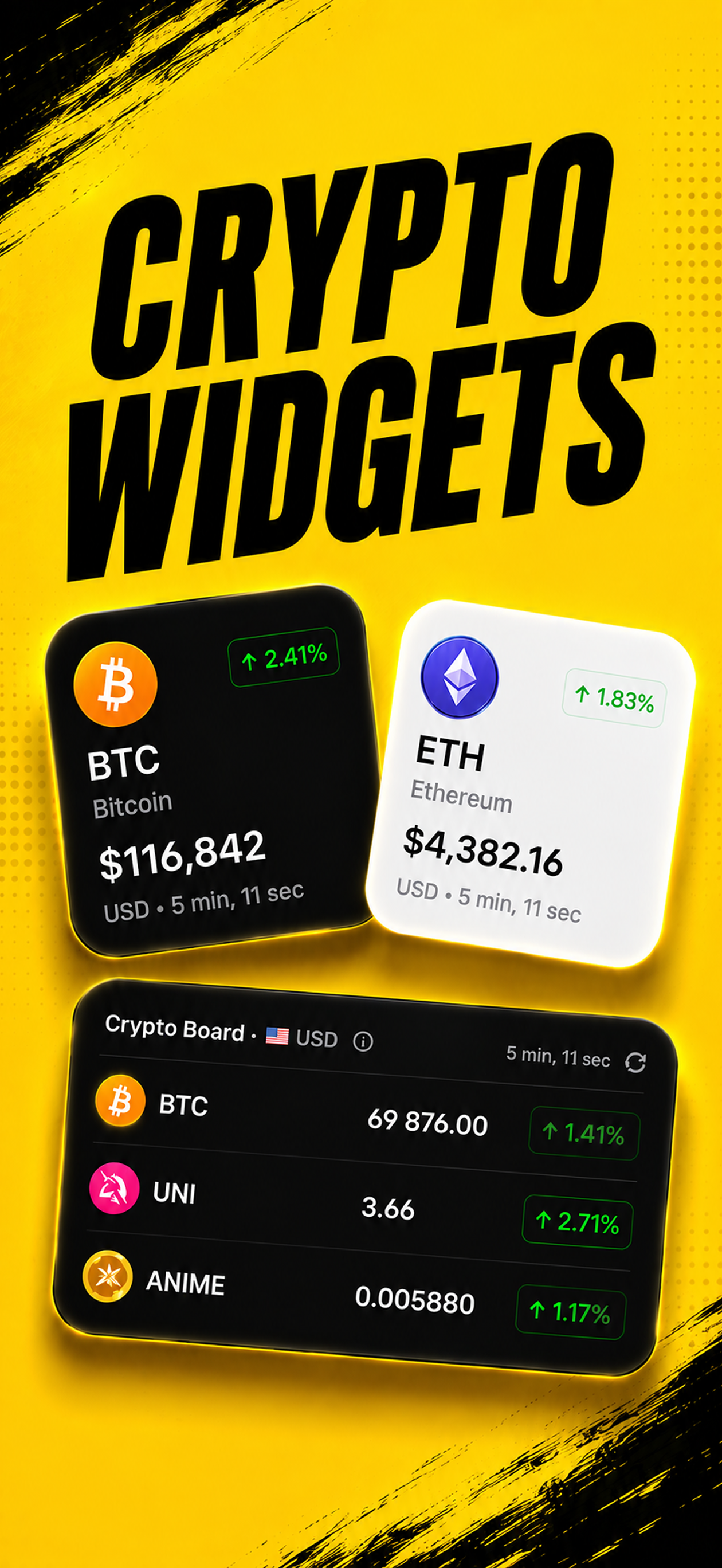 Crypto Board: Crypto Widgets screenshot 2