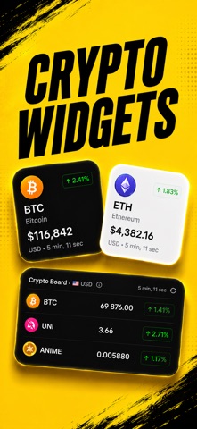Crypto Board: Crypto Widgets Screenshot 2 of 4