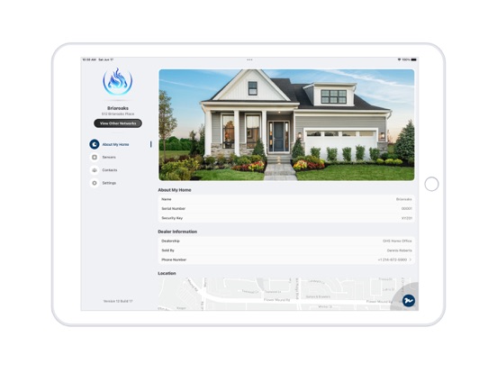 Ignite Homesafe Network iPad screenshot