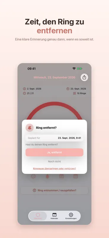 MyRing - Verhütungsring screenshot 5 of 9