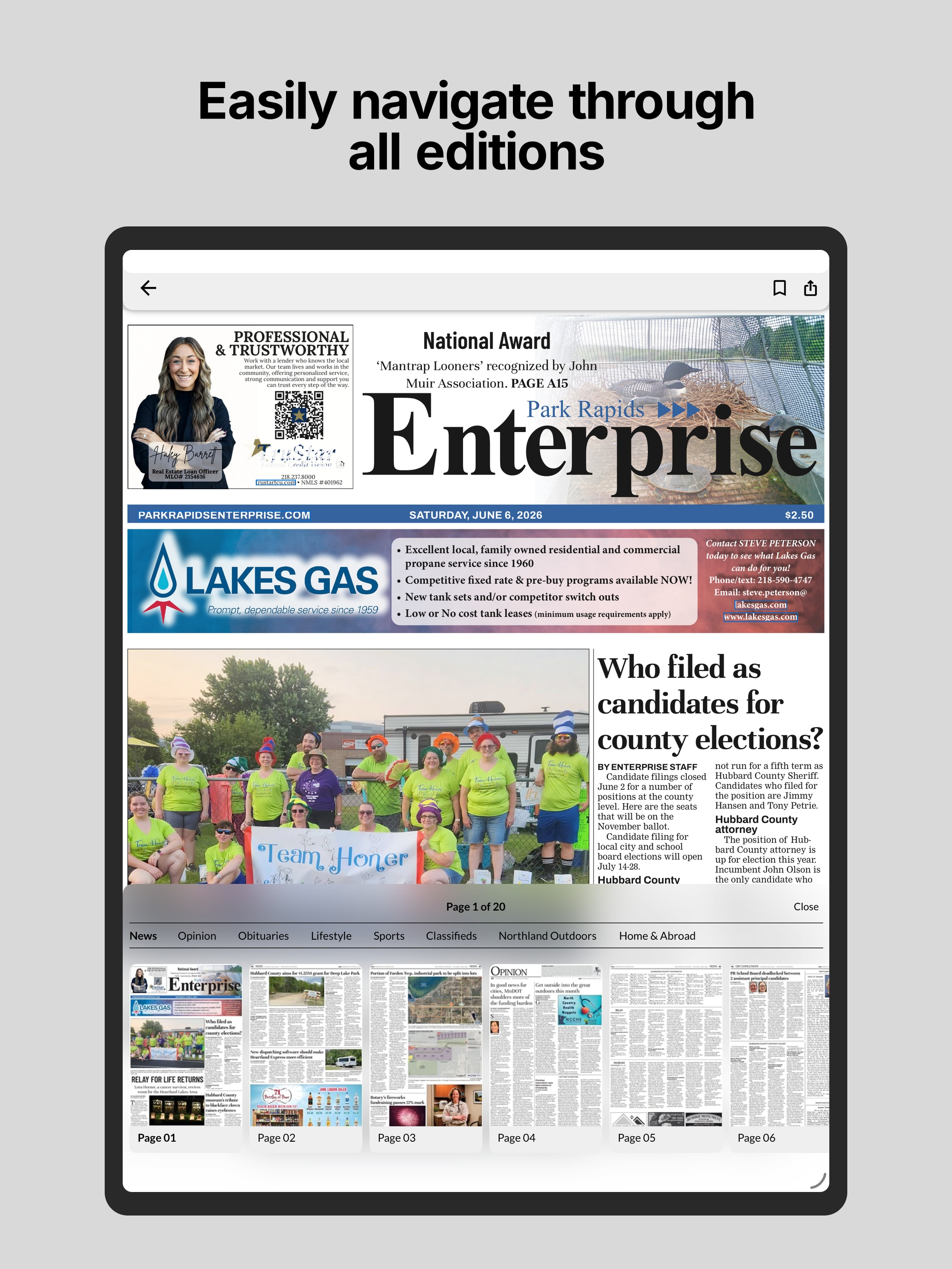 Park Rapids Enterprise E-paper screenshot 8