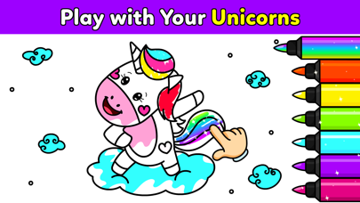 Unicorn Coloring Club Games Screenshot