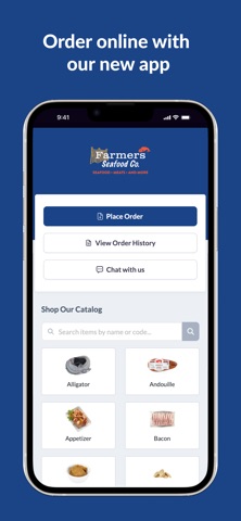 Farmers Seafood Company iPhone screenshot