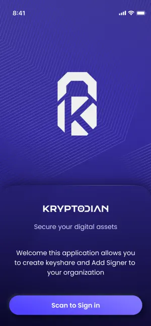 Kryptodian Cold Signer screenshot 2