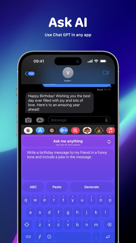 #3. Fonts Keyboard AI (iOS) 由: Vyasa