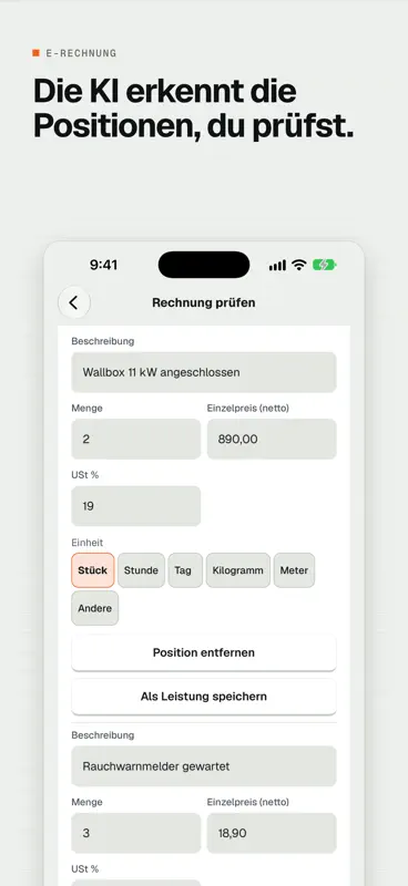 E-Rechnung: Erstellen & Öffnen screenshot 5 of 9