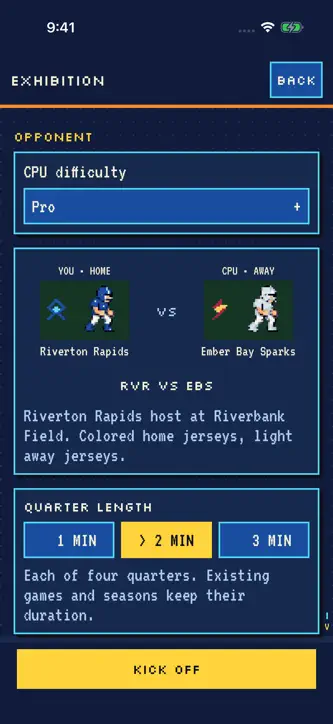 8-Bit Football screenshot 6
