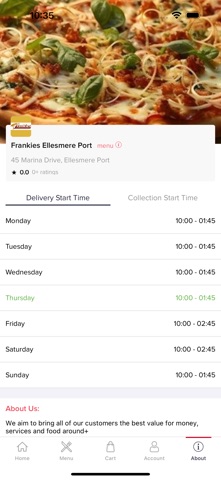 Frankies Ellesmere Port screenshot