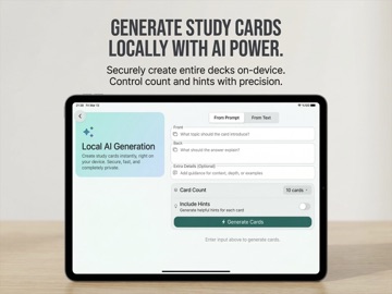 Print Flashcards: Double Sided iPad screenshot