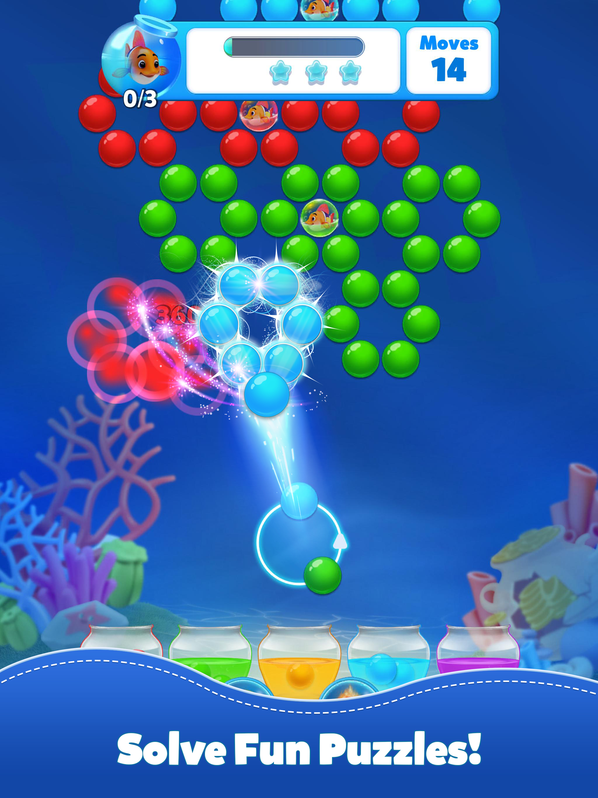 Fish Rescue Bubble Puzzle screenshot 6
