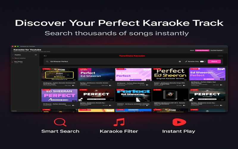 Karaoke for Youtube® app screenshot