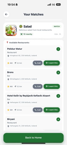 FoodMatchUp Screenshot 4 of 6