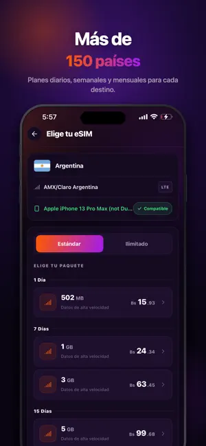 Fonnazo eSIM: pagas con QR screenshot 3
