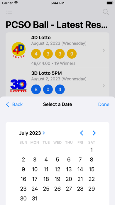 PCSO Lotto Results - PCSO Ball Screenshot
