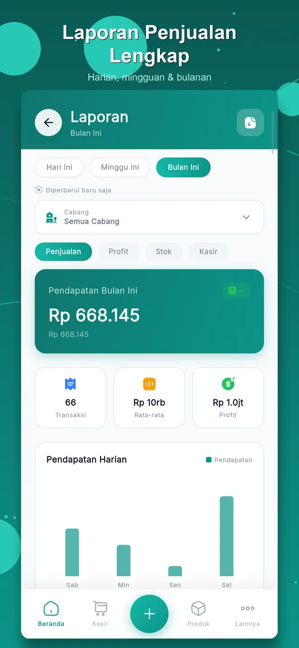 Screenshot #2 pour Bisakasir - Kasir Serba Bisa