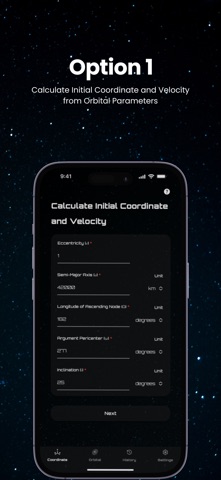 OrbitCalc screenshot
