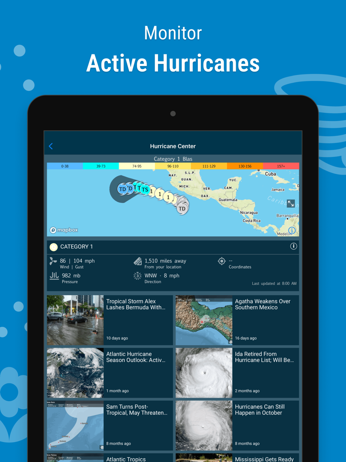 #7. WeatherBug: Weather Forecast (iOS) Ved: WeatherBug